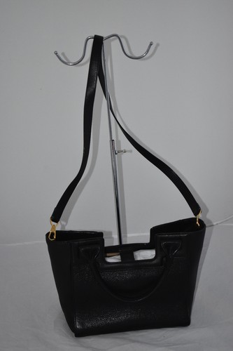 Smythson black medium leather - black,