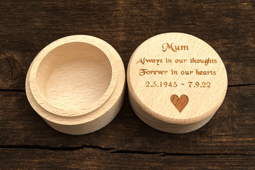 Personalised engraved wooden - engraved,