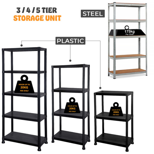 Tier racking shelf heavy - 3/4/5,