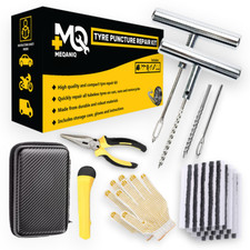 Easy Emergency Tyre Repair Kit - Car Motorcycle Van ATV - Universal & Heavy Duty