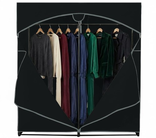 Portable wardrobe closet 65lb - portable,