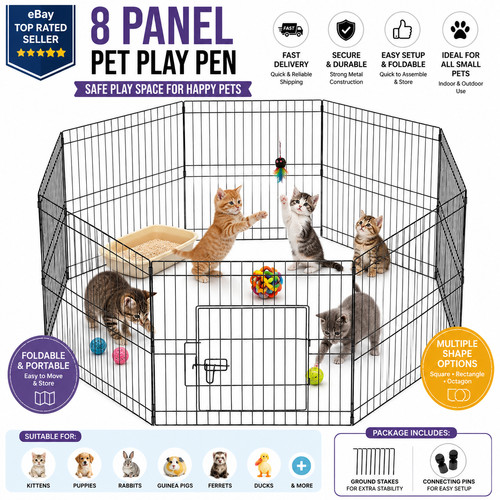 Dog pet pen panel puppy - dog,