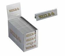 Rizla Silver Standard / Regular Size Rolling Papers (50 Booklets)