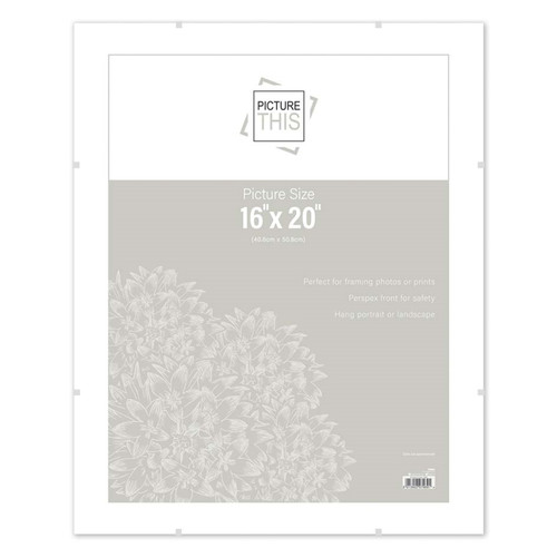 Non glass clip frame x20 - clip, 16"x20"