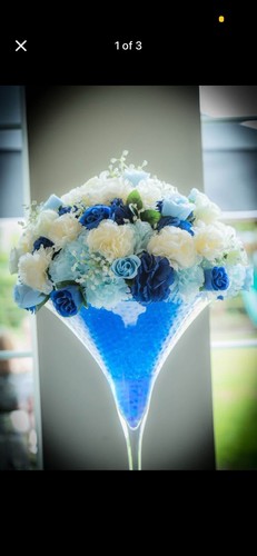 Wedding glass centrepieces - wedding,