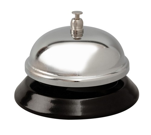 Reception bell chrome - reception,