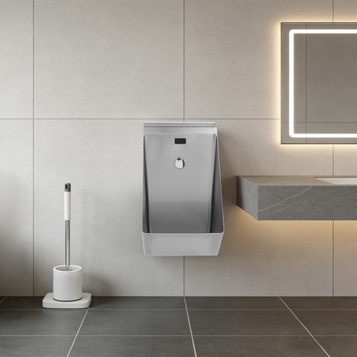 Wall mounted sensor urinal - mounted,