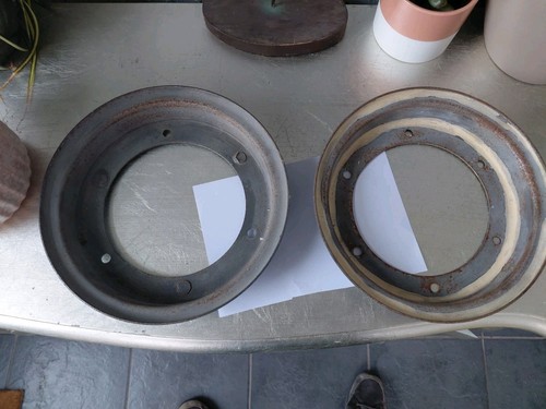 Old lambretta wheel rim inch - old,