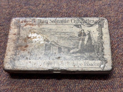 Balkan sobranie cigarette tin - balkan,
