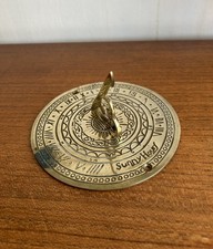 Solid Cast Brass  Sundial “