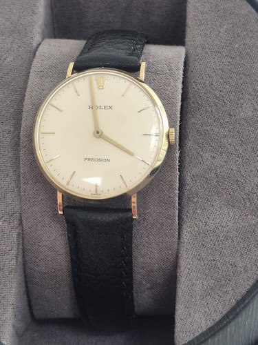 9ct gold rolex precision mens - rolex,