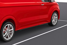 Ford Transit Custom MK2 Side Skirt - Short Wheel Base (SWB): Gloss Black 24+