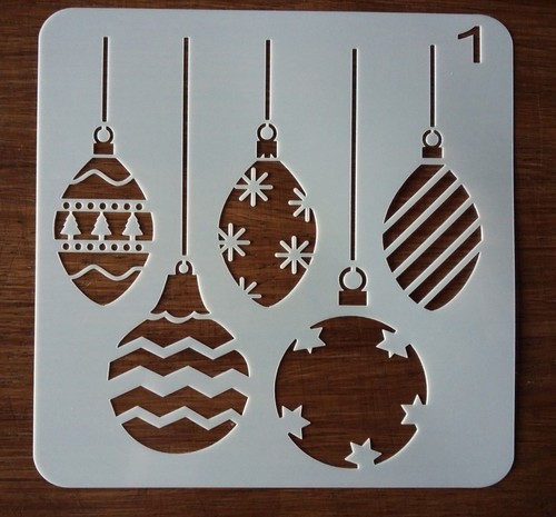 Christmas stencil 130mm - christmas,