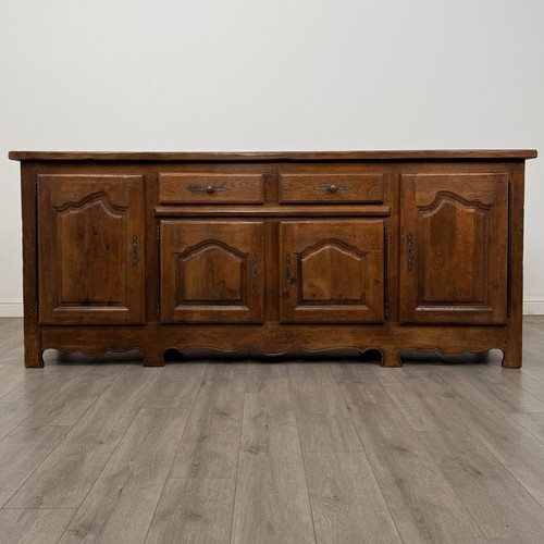 Vintage large oak sideboard - vintage,