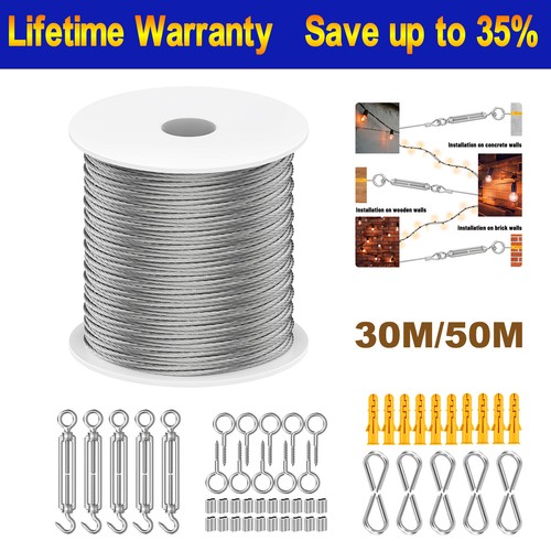 Wire rope kit - kit, stainless