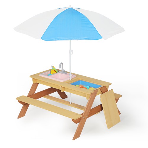 Wooden kids picnic - in, 1