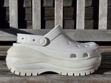 Crocs Mega Crush White Platform UK size 5 sandals 