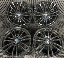 19" GENUINE BMW 3 SERIES 403 BLACK M SPORT F30 F31 F32 E90 E92 ALLOY WHEELS