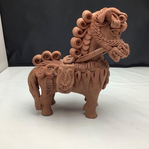 Vintage bankura terracotta - vintage, red