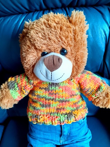 Teddy bear clothes hand - teddy,