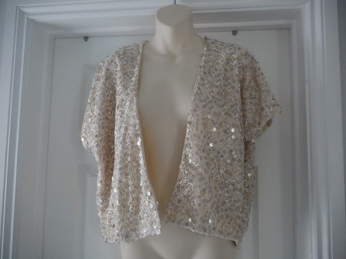 Ladies sequin bolero - bolero, coat