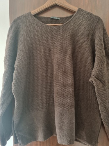 Oska brown merino wool - merino,