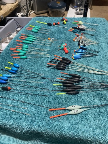 Pole floats job lot - floats,