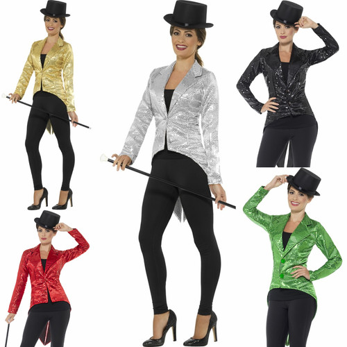 Lady tuxedo sequin tailcoat - lady,