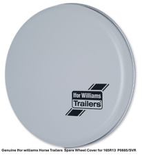 Ifor Williams Horse Trailer Spare Wheel Cover Silver 165R13 Tyre P0885-SVR