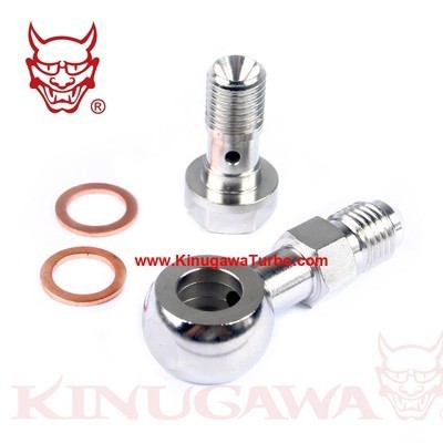Turbo oil feed banjo - oil,