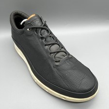 Ecco O2 Gore-Tex Surround Grey Leather YAK Mens Uk 11.5 Trainers Shoes