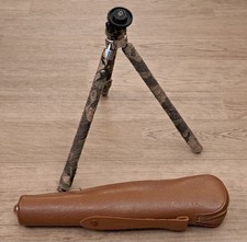 VELBON BROWN LEATHER CASE WITH