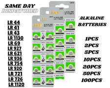 LR44, LR41, LR1130, LR43