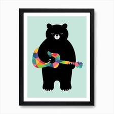 Happy Sony Art Print Framed