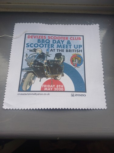 Scooter rally patch - scooter, devizes