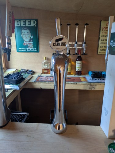 Carling beer pump full - pump,