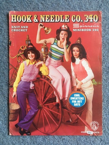 Vintage 1973 knitting crochet - vintage,