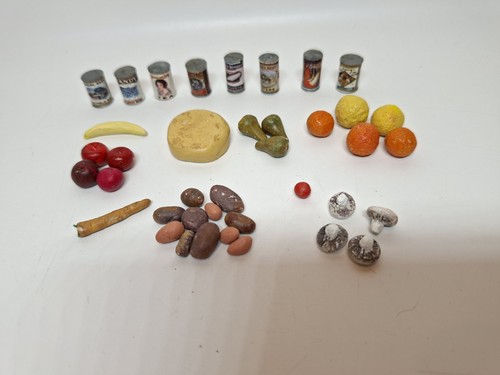 Vintage clay dolls - clay, 1:12