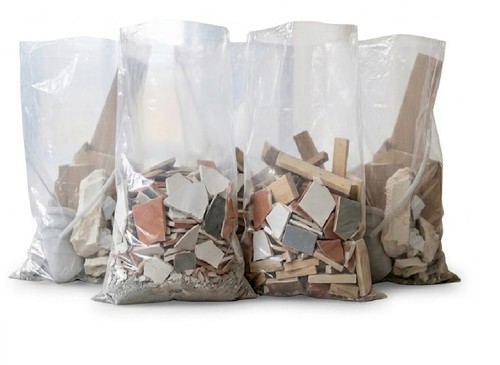 Clear rubble sacks heavy - heavy, duty
