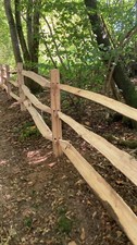 post and rail fencing