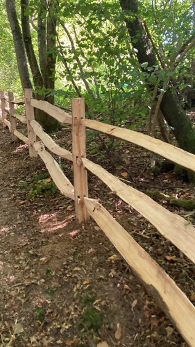Post and rail fencing - post,