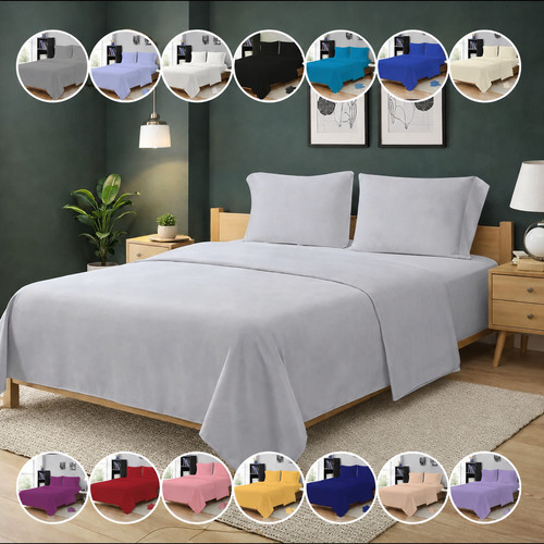 Luxury flat sheets - sheets, cotton