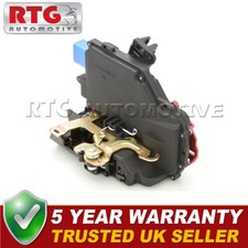 Door Lock Actuator Rear Left Fits VW Golf (Mk6) 2.0 TDI