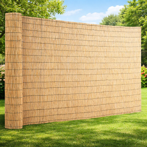 Natural reed screening garden - screening,