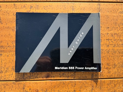 Meridian 555 power amplifier - meridian,