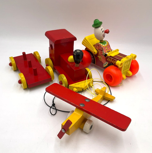 Vintage pull along - wooden, toys