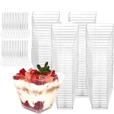 50 Pcs Dessert Cups with