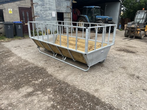 Galvanised 10ft feed - feed, bin