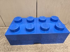 BLUE LEGO STORAGE BOX 8 STUD