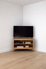 DURHAM Corner TV Unit Natural